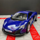 McLaren 2016 650S Glossy Blue 1:36 – Diecast Display Model Die-Cast