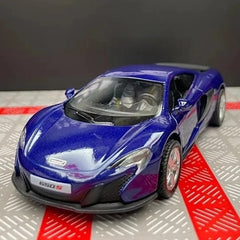 [TOY] 1:36 McLaren 2016 650S Glossy Blue Model Car Die-Cast