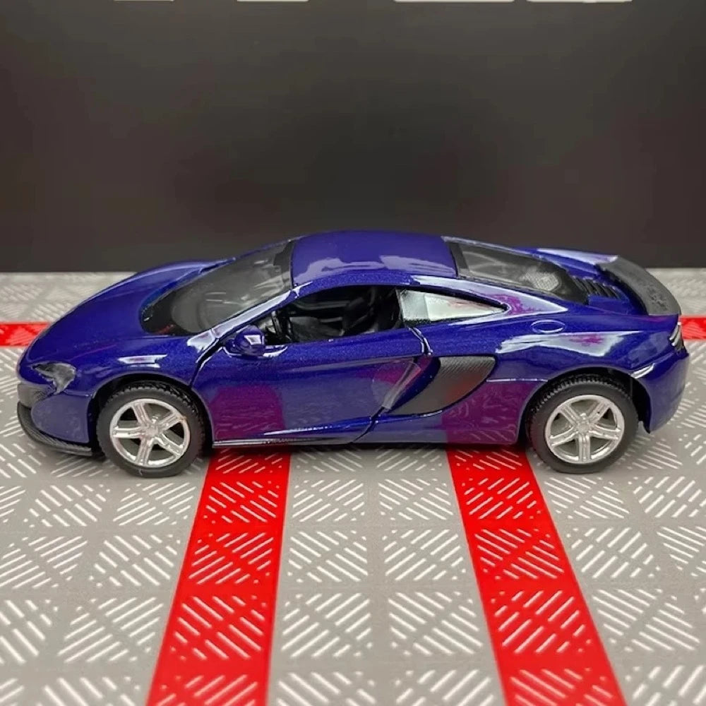 [TOY] 1:36 McLaren 2016 650S Glossy Blue Model Car Die-Cast
