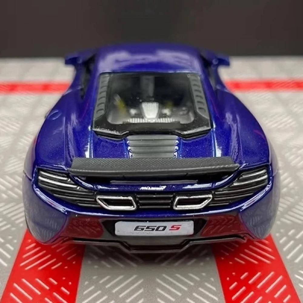 [TOY] 1:36 McLaren 2016 650S Glossy Blue Model Car Die-Cast