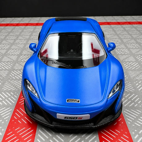 McLaren 2016 650S Matte Blue 1:36 – Modello Pressofuso per esposizione pressofusa