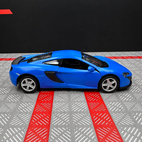 McLaren 2016 650S Matte Blue 1:36 – Modello Pressofuso per esposizione pressofusa