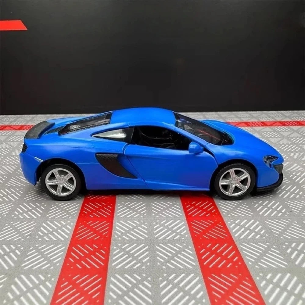 [TOY] 1:36 McLaren 2016 650S Matte Blue Model Car Die-Cast