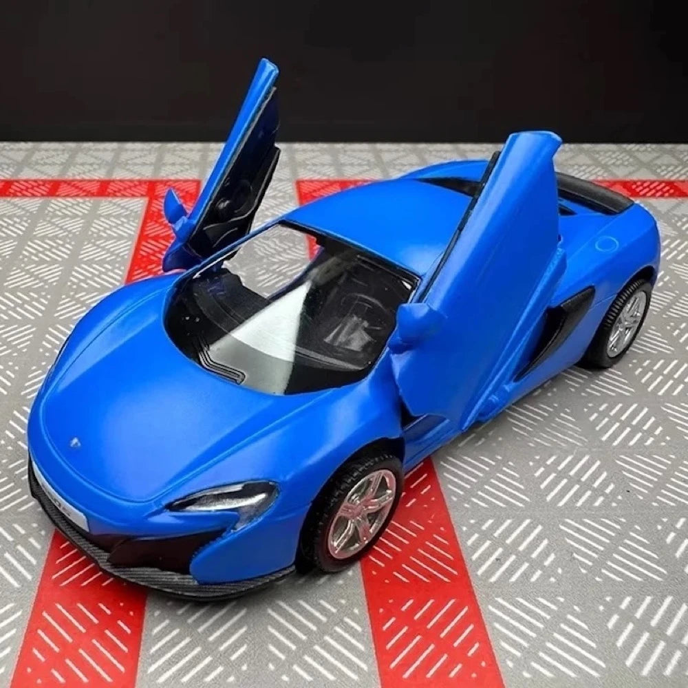 [TOY] 1:36 McLaren 2016 650S Matte Blue Model Car Die-Cast