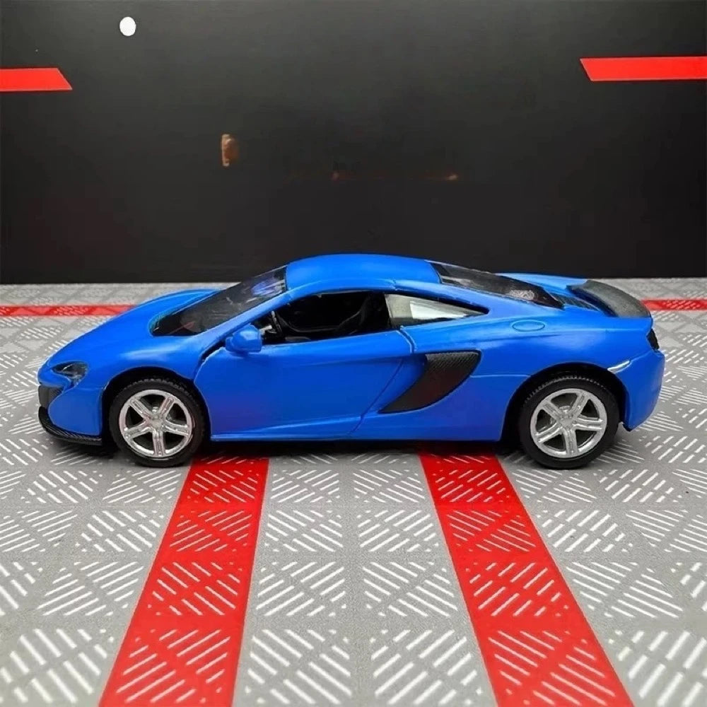 [TOY] 1:36 McLaren 2016 650S Matte Blue Model Car Die-Cast