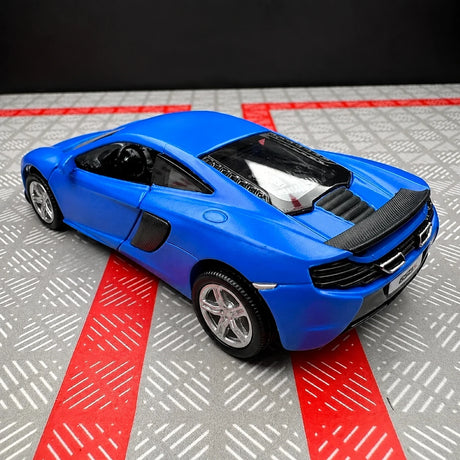 McLaren 2016 650S Matte Blue 1:36 – Modello Pressofuso per esposizione pressofusa