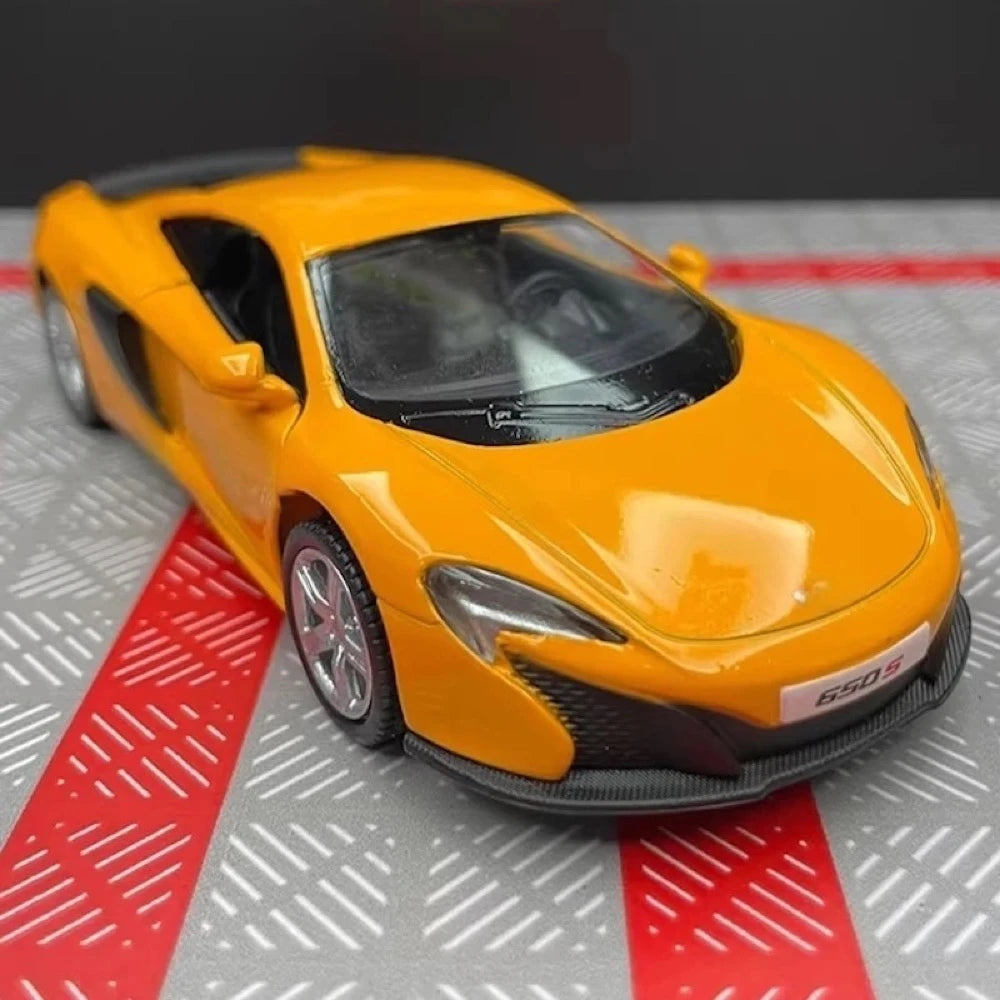 [TOY] 1:36 McLaren 2016 650S Yellow Model Car Die-Cast