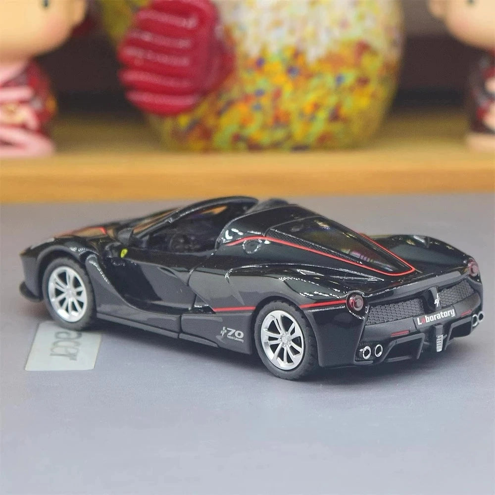 [TOY] 1:36 Ferrari 2016 LaFerrari Aperta Black Model Car Die-Cast