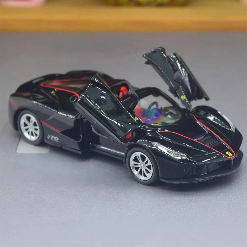[TOY] 1:36 Ferrari 2016 LaFerrari Aperta Black Model Car Die-Cast