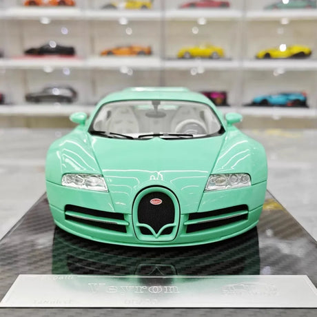 [Ultra Unique] 1:18 Bugatti 2005 Veyron Blue Model Car Resin