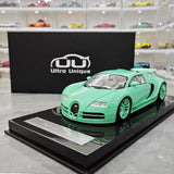 [Ultra Unique] 1:18 Bugatti 2005 Veyron Blue Model Car Resin