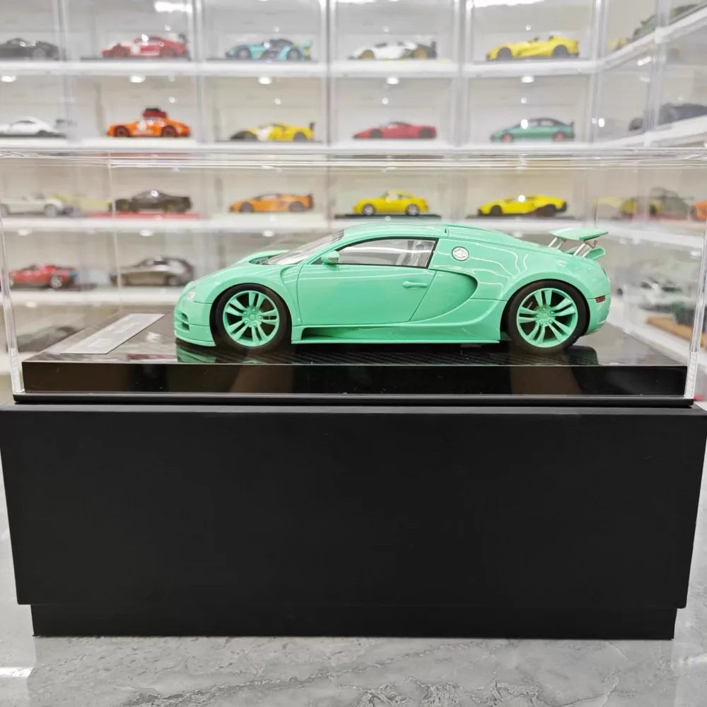 [Ultra Unique] 1:18 Bugatti 2005 Veyron Blue Model Car Resin