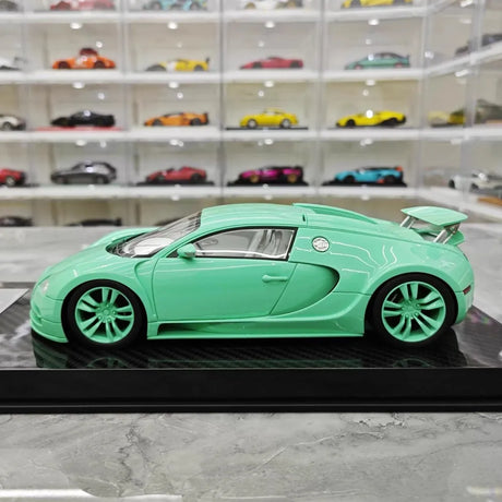 [Ultra Unique] 1:18 Bugatti 2005 Veyron Blue Model Car Resin