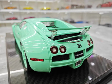 [Ultra Unique] 1:18 Bugatti 2005 Veyron Blue Model Car Resin