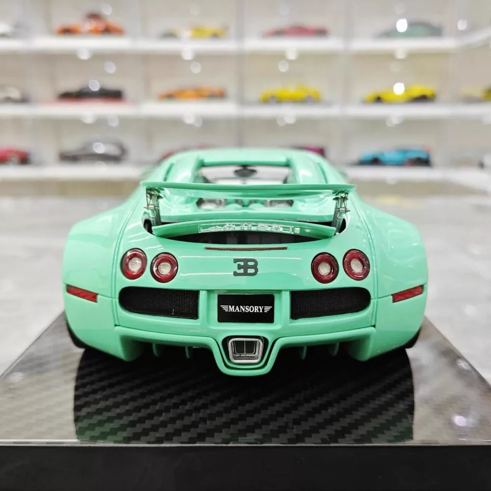 [Ultra Unique] 1:18 Bugatti 2005 Veyron Blue Model Car Resin