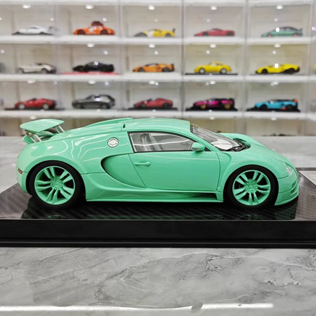 [Ultra Unique] 1:18 Bugatti 2005 Veyron Blue Model Car Resin