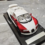 [Ultra Unique] 1:18 Bugatti 2005 Veyron White & Red Model Car Resin
