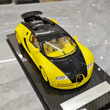 [Ultra Unique] 1:18 Bugatti 2005 Veyron Yellow Model Car Resin