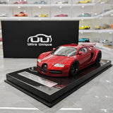 [Ultra Unique] 1:18 Bugatti 2005 Veyron Red Model Car Resin