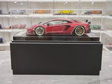 [Ultra Unique] 1:18 Lamborghini 2015 Aventador LP750-4 SV punainen pienoismalli Hartsi