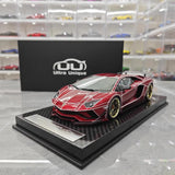 [Ultra Unique] 1:18 Lamborghini 2015 Aventador LP750-4 SV punainen pienoismalli Hartsi