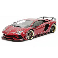 [Ultra Unique] 1:18 Lamborghini 2015 Aventador LP750-4 SV Red Model Car Resin
