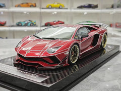 [Ultra Unique] 1:18 Lamborghini 2015 Aventador LP750-4 SV Red Model Car Resin