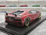 [Ultra Unique] 1:18 Lamborghini 2015 Aventador LP750-4 SV punainen pienoismalli Hartsi