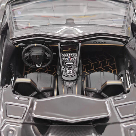 Ultra Unique Lamborghini 2019 Aventador SVJ zwart 1:18 – Collectible resin Model resin