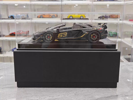 Ultra Unique Lamborghini 2019 Aventador SVJ zwart 1:18 – Collectible resin Model resin
