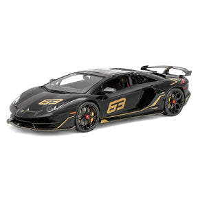Ultra Unique Lamborghini 2019 Aventador SVJ zwart 1:18 – Collectible resin Model resin