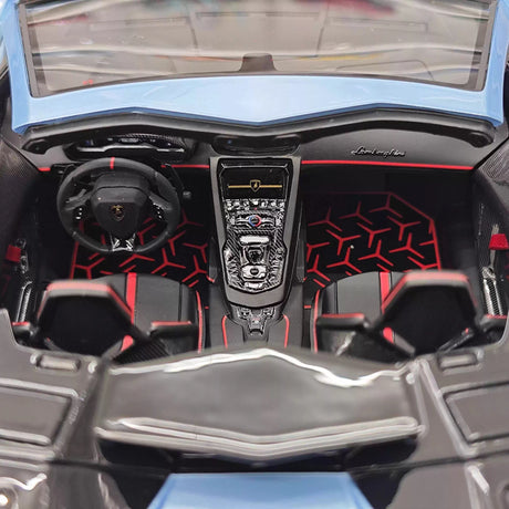 Ultra Unique Lamborghini 2019 Aventador SVJ Blue 1:18 – Verzamelbare Resin Modelresin