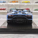 Ultra Unique Lamborghini 2019 Aventador SVJ Blue 1:18 – Verzamelbare Resin Modelresin