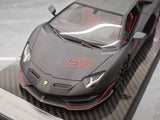 Ultra Unique Lamborghini 2019 Aventador SVJ matzwarte 1:18 – Verzamelbare resin modelresin resin