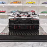 Ultra Unique Lamborghini 2019 Aventador SVJ Silver 1:18 – Verzamelbare resin modelresin resin