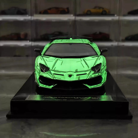 Ultra Unique Lamborghini 2019 Aventador SVJ Sketch 1:18 – Collectible resin Model resin