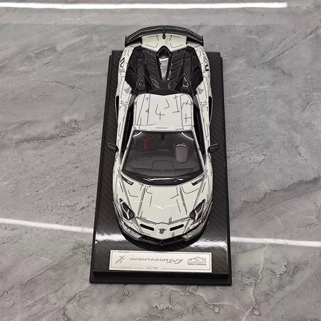 Ultra Unique Lamborghini 2019 Aventador SVJ Sketch 1:18 – Collectible resin Model resin