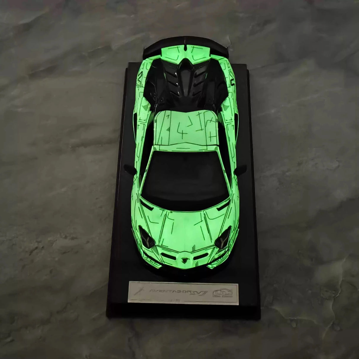 Ultra Unique Lamborghini 2019 Aventador SVJ Sketch 1:18 – Collectible resin Model resin