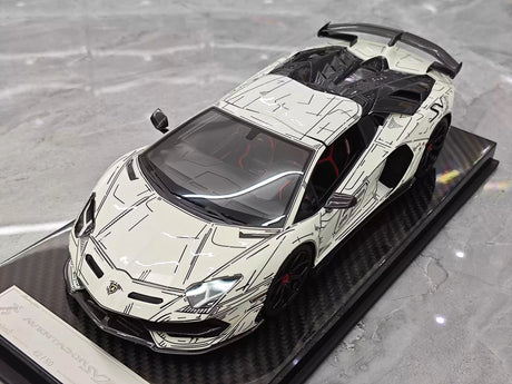 Ultra Unique Lamborghini 2019 Aventador SVJ Sketch 1:18 – Collectible resin Model resin