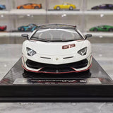 Ultra Unique Lamborghini 2019 Aventador SVJ wit 1:18 – Collectible resin Model resin