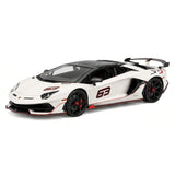 Ultra Unique Lamborghini 2019 Aventador SVJ wit 1:18 – Collectible resin Model resin