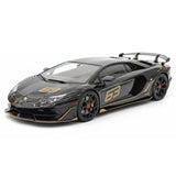 [Ultra Unique] 1:18 Lamborghini 2019 Aventador SVJ Coupe Black Model Car Resin