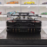 [Ultra Unique] 1:18 Lamborghini 2019 Aventador SVJ Coupe Black Model Car Resin