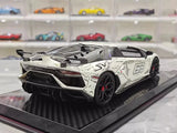 [Ultra Unique] 1:18 Lamborghini 2019 Aventador SVJ Coupe Sketch Model Car Resin