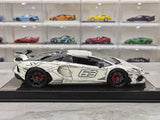 [Ultra Unique] 1:18 Lamborghini 2019 Aventador SVJ Coupe Sketch Model Car Resin