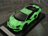[Ultra Unique] 1:18 Lamborghini 2019 Aventador SVJ Coupe Sketch Model Car Resin
