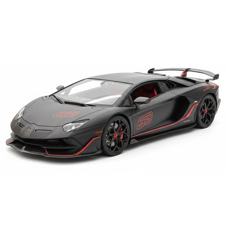 [Ultra Unique] 1:18 Lamborghini 2019 Aventador SVJ Roadster Black Model Car Resin