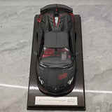 [Ultra Unique] 1:18 Lamborghini 2019 Aventador SVJ Roadster nero modellino di auto resina