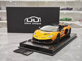 [Ultra Unique] 1:18 Lamborghini 2019 Aventador SVJ Roadster Orange Model Car Resin