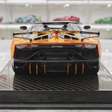 [Ultra Unique] 1:18 Lamborghini 2019 Aventador SVJ Roadster Orange Model Car Resin